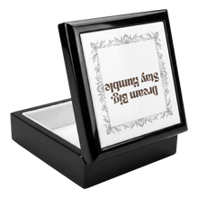Load image into Gallery viewer, Dream_Big_Floral_Keepsake_Box_Open_Angle_Print_Mockup.png_15872406
