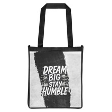 Load image into Gallery viewer, Dream_Big_Stay_Humble_Bag_GroceryTote_FlatMain_Mockup.png_15871526
