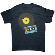 Load image into Gallery viewer, Unisex_Good_Vibes_Tee_Heather_Navy_Mockup.png_4424297
