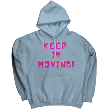 Load image into Gallery viewer, Unisex_Keep_It_Moving_Hoodie_Light_Blue_Mockup.png_4629877
