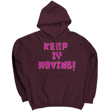 Load image into Gallery viewer, Unisex_Keep_It_Moving_Hoodie_Maroon_Mockup.png_4629885
