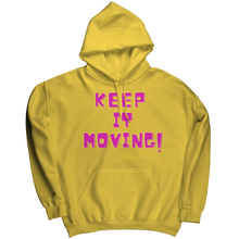 Load image into Gallery viewer, Unisex_Keep_It_Moving_Hoodie_Yellow_Mockup.png_4629894

