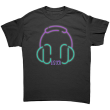 Load image into Gallery viewer, Unisex_Listen_Tee_Black_Mockup.png_4709838

