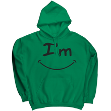 Load image into Gallery viewer, Unisex_Smiley_Face_Hoodie_Kelly_Mockup.png_4424064
