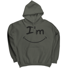 Load image into Gallery viewer, Unisex_Smiley_Face_Hoodie_Medium_Grey_Mockup.png_4424068
