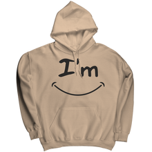 Load image into Gallery viewer, Unisex_Smiley_Face_Hoodie_Sand_Mockup.png_4424073
