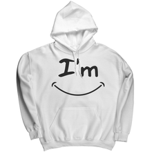 Load image into Gallery viewer, Unisex_Smiley_Face_Hoodie_White_Mockup.png_4424074
