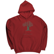 Load image into Gallery viewer, Unisex_know_Your_Roots_Hoodie_Cardinal_Red_Mockup.png_4507689
