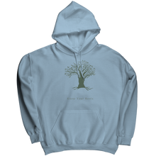 Load image into Gallery viewer, Unisex_know_Your_Roots_Hoodie_Light_Blue_Mockup.png_4507691
