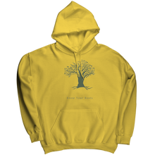Load image into Gallery viewer, Unisex_know_Your_Roots_Hoodie_Yellow_Mockup.png_4507709
