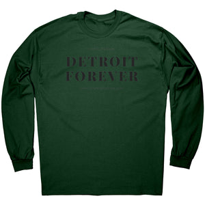 Detroit Forever Long Sleeve Tee